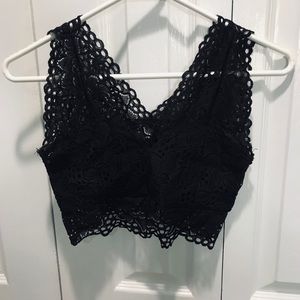 Black bralette
